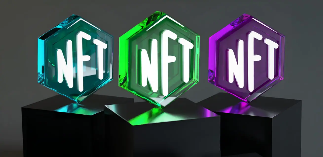 NFT. Non fungible tokens rock the world of money